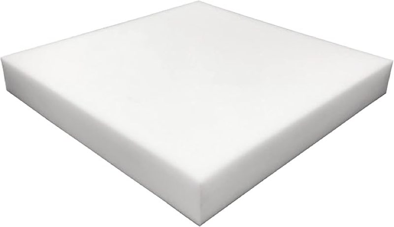 Density Upholstery Foam Padding for Cushions and Seat Repair, Thick Custom Pillow, Chair, Couch Cushion Replacement Foam, and Craft Upholstery Supplies