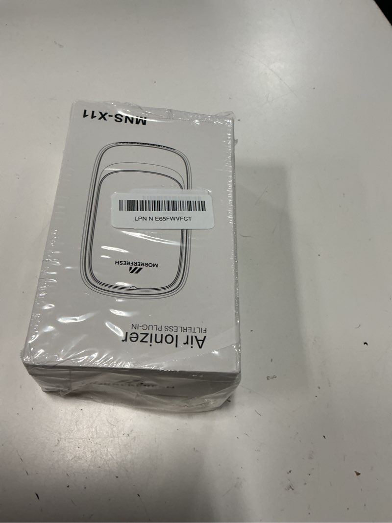 Condition photo showing New/Like New for air ionizers, plug in negative ion air purifier, pet odor eliminator for dogs/cats, ozone free quiet air freshener for small spaces/cat litter room, kitchen, smoke dust, mini air cleaner white