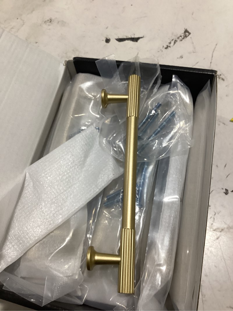 asidrama 10 pack 5 inch(128mm) brushed gold cabinet pulls kitchen cabinet handles, cabinet pulls kit