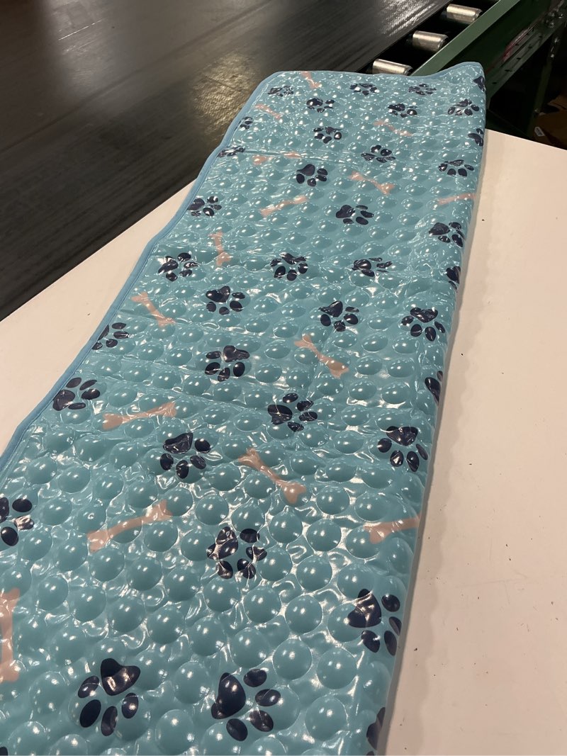 Condition photo showing Good Condition for pet cooling gel pad with patent technology, 36in x 24in dog cooling mat for summer,