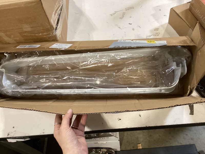 Condition photo showing Good Condition for 240534901 & 240534701 refrigerator door shelf bar rail, door shelf retainer bar. compatible with frigidaire, kenmore, westinghouse, crosley