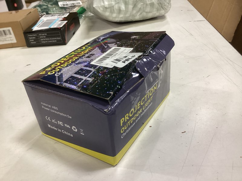 Condition photo showing As Is for Christmas Lights Projector Outdoor : Laser Christmas Light for House Outside, Holiday Christmas Lights Show for Yard Party Garden Home, Waterproof Christmas Decorations Projection