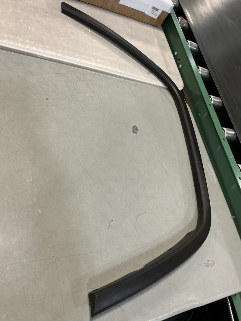 Condition photo showing As Is for Right Side Wheel Eyebrows Wheel Arch Trim Flare Molding Trim Front Plastic Black Replacement for 2016-2022 Grand Cherokee 5XT68RXFAC