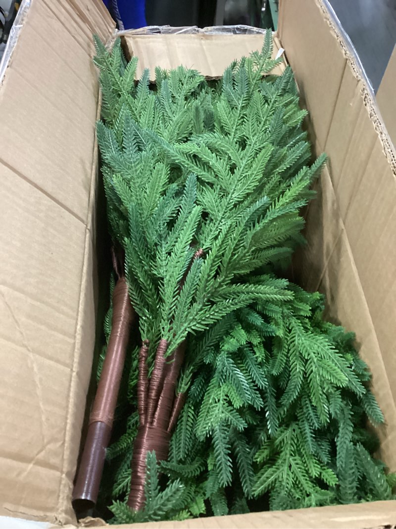 Condition photo showing Good Condition for 5FT Artificial Potted Norfolk Christmas Tree, 1-Pack Norfolk Pine Tree,Faux Christmas Tree Fake Potted Plants for Indoor Outdoor Home Front Porch Christmas Decor 5ft Norfolk Tree(1 Pack)
