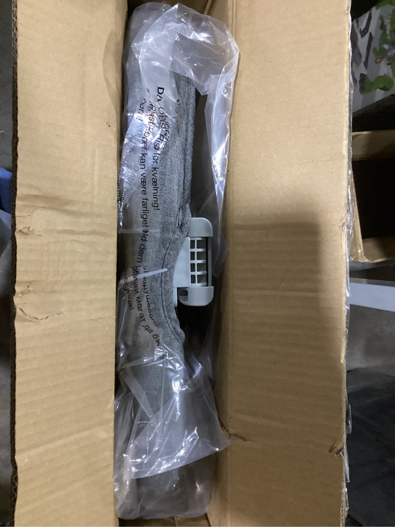 Condition photo showing Good Condition for Bedside Bassinet for Baby, Sturdy 3 in 1 Bedside Sleeper with Mattress & Wheels, Height Adjustable, Breathable Mesh, Storage Basket, Easy to Assemble for Newborn, Grey