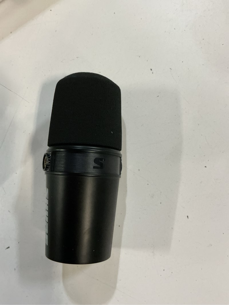 Condition photo showing As Is for ( incomplete ) shure mv6 gaming microphone, dynamic usb pc mic for video games & streaming - desktop stand, background noise cancellation, tap-to-mute & 3.5mm output for real-time headphone monitoring