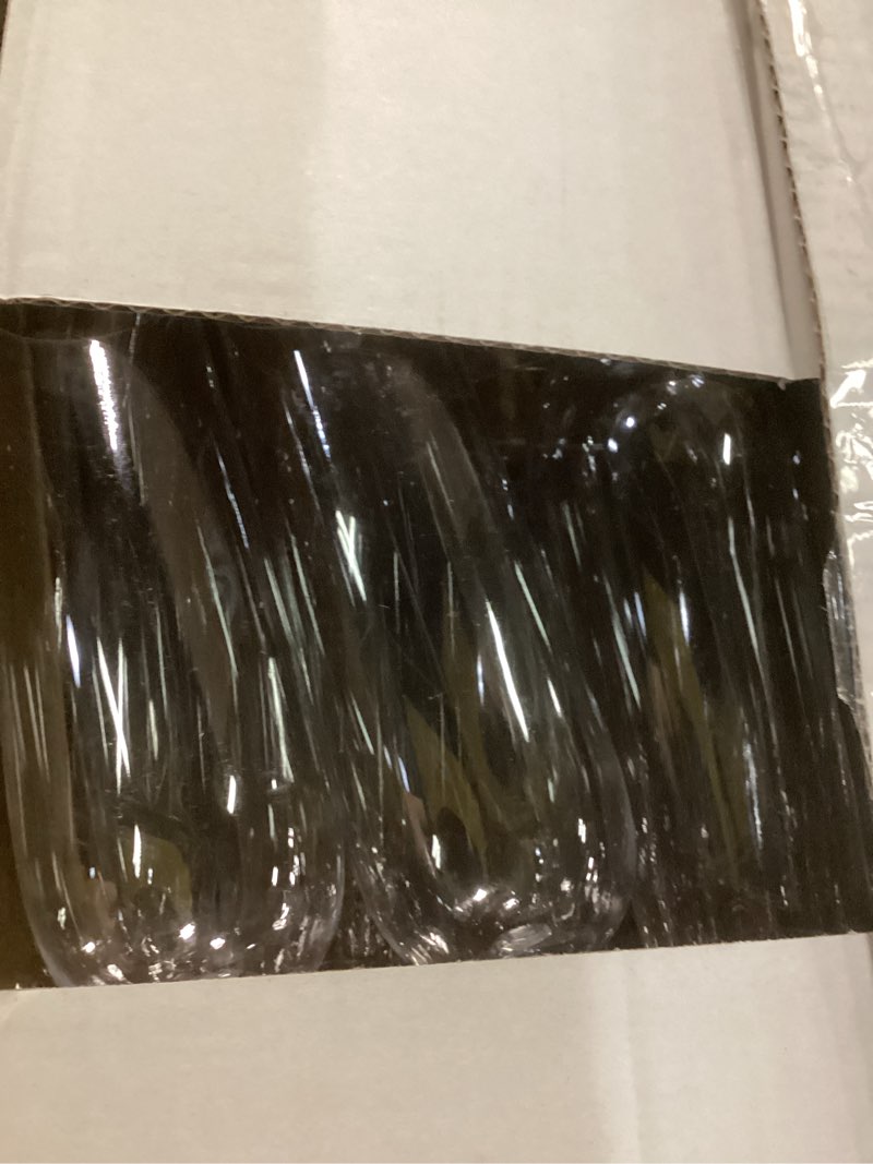 Condition photo showing Good Condition for reli. champagne flutes plastic (50 pack, 9oz) clear, stemless | disposable mimosa glasses for champagne, mimosa, cocktail, wedding/parties | bpa-free plastic champagne flutes, shatterproof cups