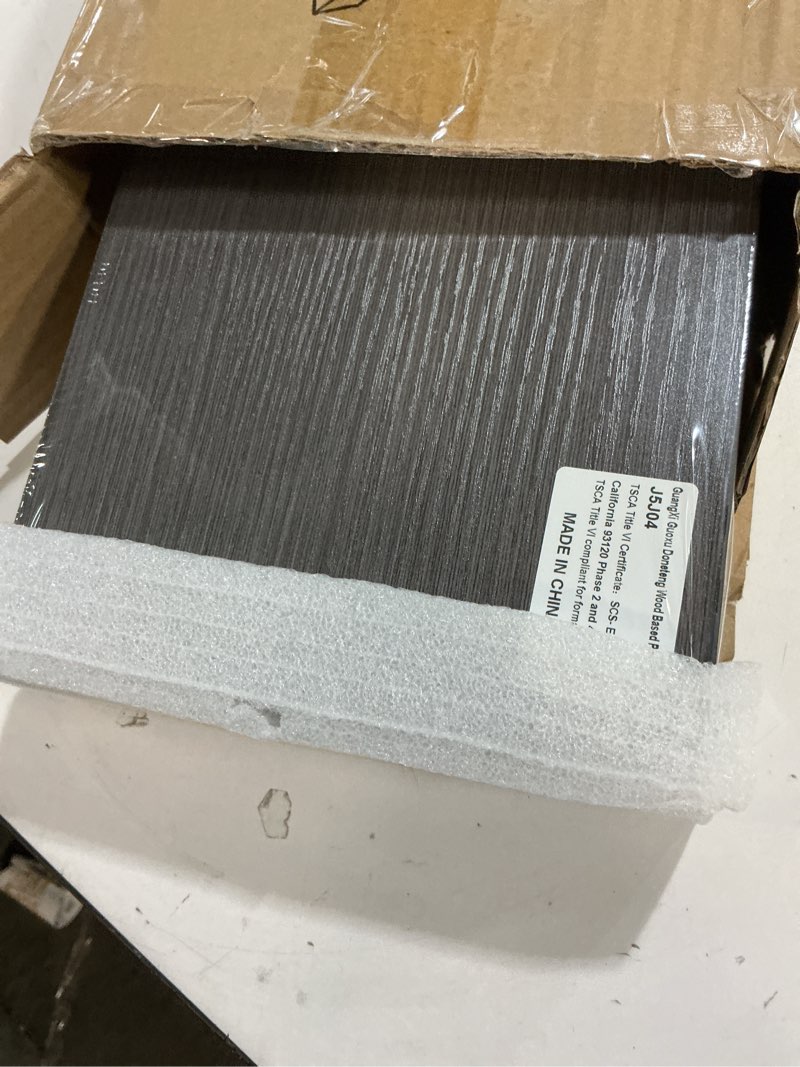 Condition photo showing New/Like New for BAYKA Floating Shelves Grey, 22.5 inches Rustic Wood Wall Mounted Shelves for Bathroom, Bedroom, Living Room, Kitchen, Hanging Shelf for Books/Storage/Decor (Gray,Set of 2) D. Grey - Industrial Edge Style 22.5inches