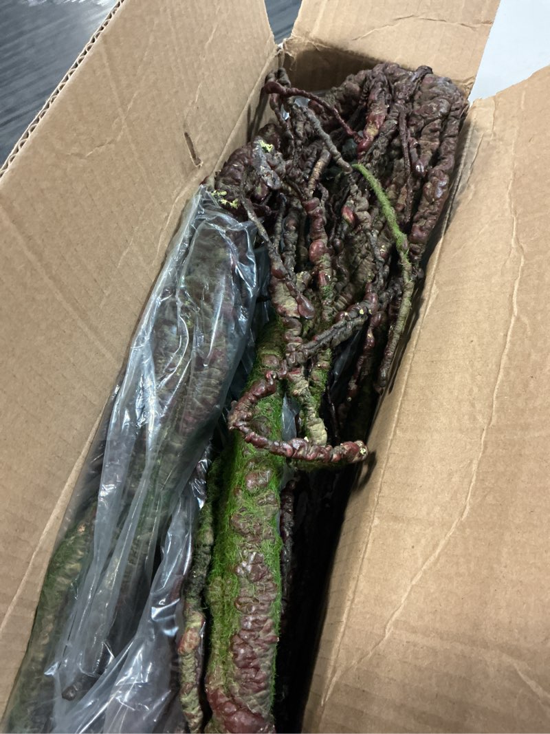 Condition photo showing Good Condition for 180cm/70.86in Bendable Artificial Tree Branches Vines Greenery Garland Fake Plants Twigs for Wall Hanging Moss Room Outdoor Wedding Archway Patio Jungle Christmas Front Door Mantel Yules Decoration