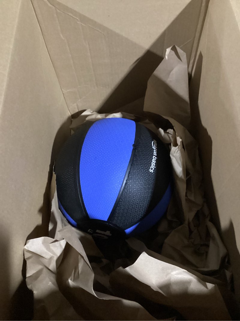 Condition photo showing Good Condition for Amazon Basics Weighted Medicine Ball 10 Pounds