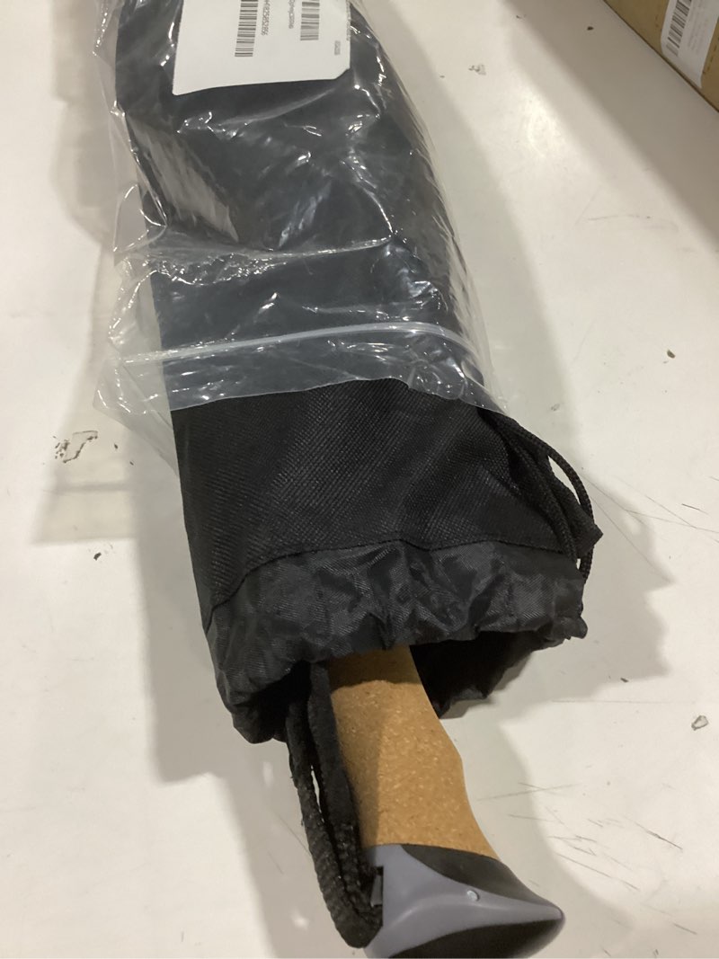 Condition photo showing Good Condition for Foxelli Carbon Fiber Trekking Poles – Lightweight Collapsible Hiking Poles with Cork Grips, Quick Flip Locks & All-Terrain Accessories – Adjustable Height Hiking Sticks for Men & Women Black