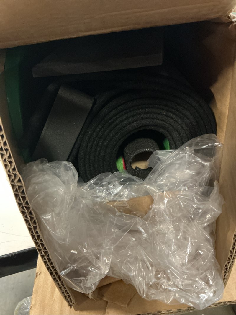 Condition photo showing Good Condition for SAPLIZE Golf Putting Mat/Putting Green Mat - Adjustable Slope, Trajectory Tracking, Automatic Ball Return & Pong Game Modes |Portable Practice Green for Home, Office, Indoor & Outdoor Trace Putting Mat