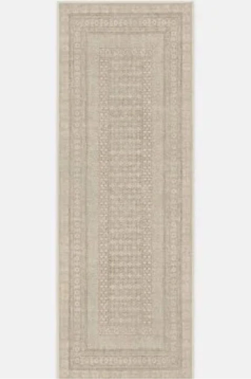 Loloi Chris Loves Julia Briggs Collection, Wheat & Ivory, 2'-3" x 3'-9" Accent Rug – Minimal Gritted