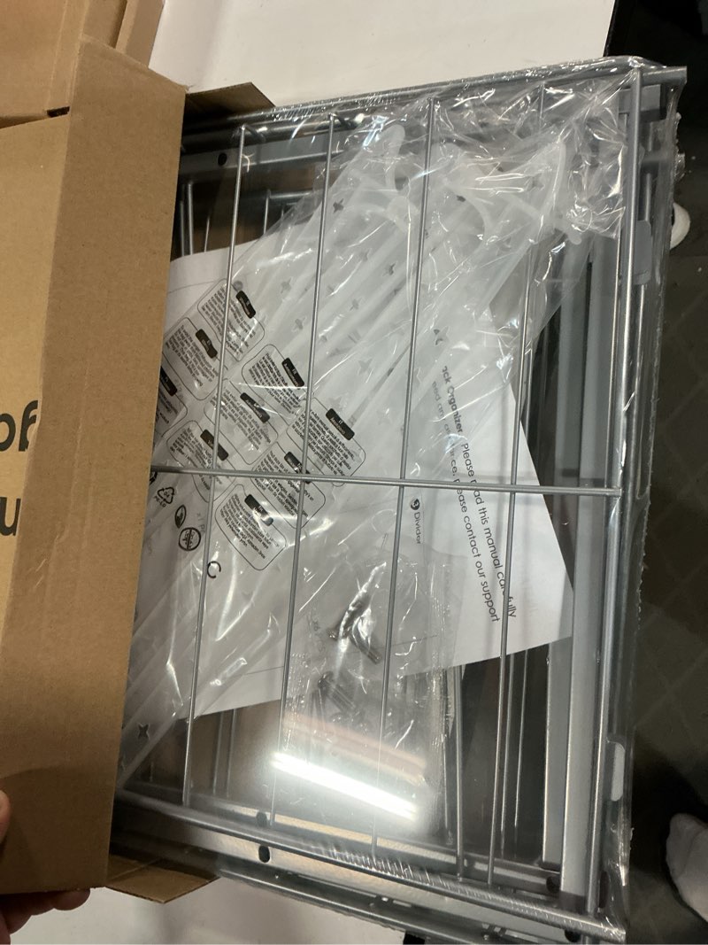 Condition photo showing New/Like New for AIYAKA Can Rack Organizer, 3 Tier Stackable Can Storage Dispenser,for Food Storage, Kitchen Cabinets or Pantry, Storage for 36 Cans, Silver 1 Silver