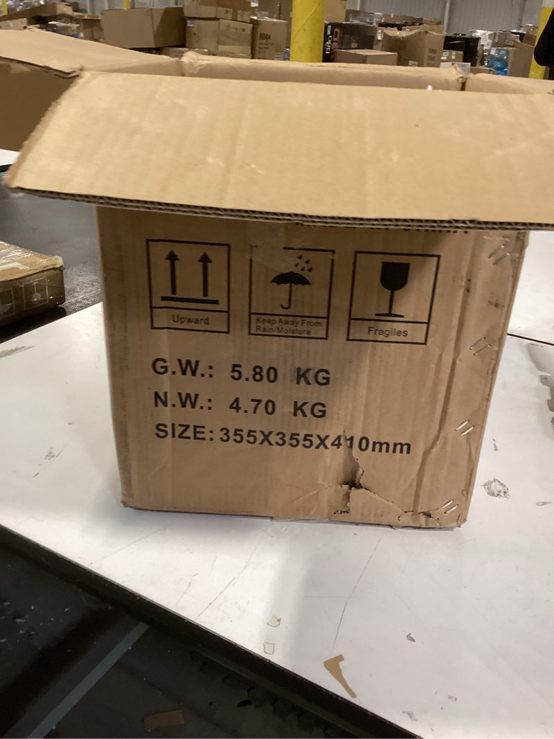 Condition photo showing As Is for SYBO SR-CP-100B Commercial Grade Stainless Steel Percolate Coffee Maker Hot Water Urn for Catering, 100-Cup 16 L, Metallic 16L Metallic