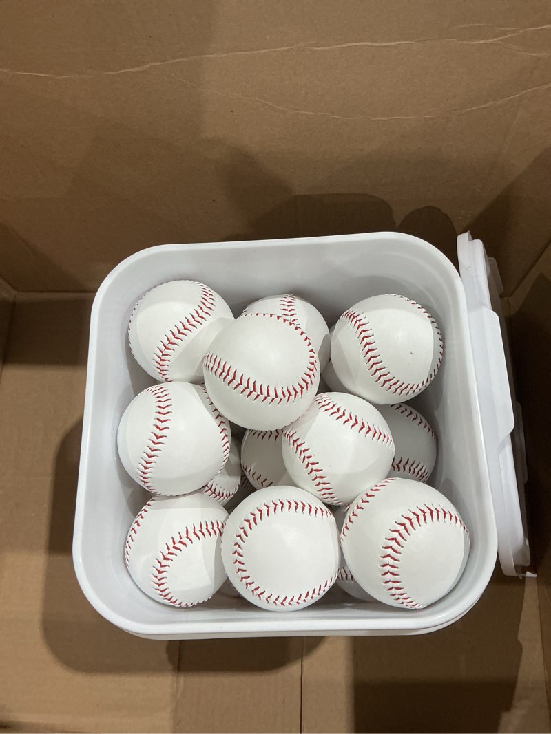 Condition photo showing Good Condition for incomplete amazon basics - practice baseball bucket, 24 count