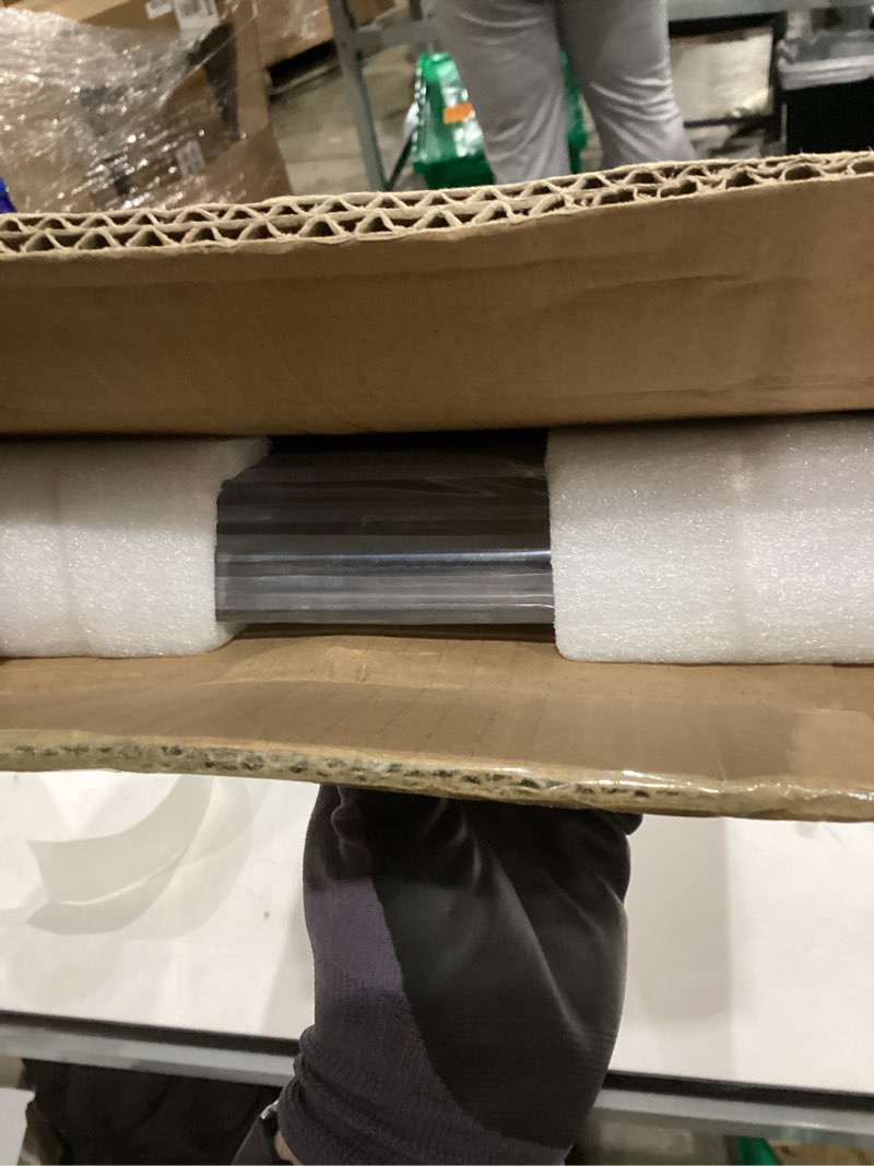 Condition photo showing Good Condition for Acrylic Bookcase, 3 Tier Clear Floor Standing Bookshelf, 31.5 inch Tall Display Cube Storage Shelf Home Decor Furniture for Home, Office, Living Room, Bedroom