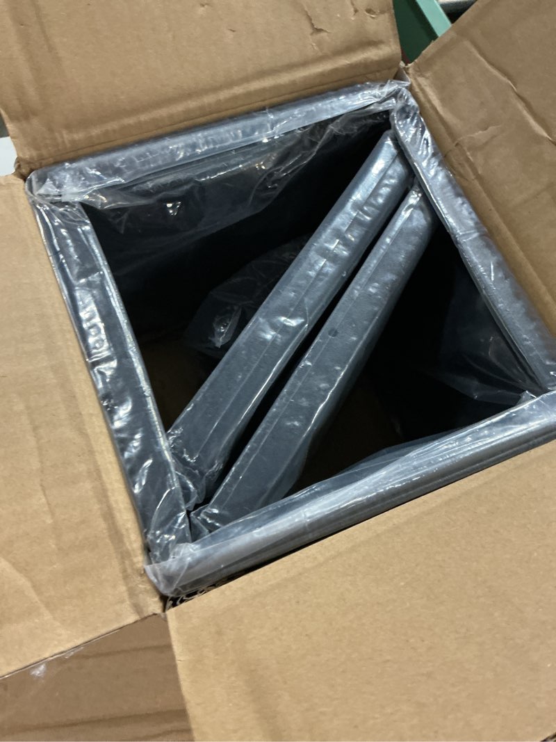 Condition photo showing New/Like New for fmhotu 8x8 stainless steel post base,internal 7.5 x 7.5 anchor bracket,deck concrete support anchor for deck railing, fences, mailboxes (2pcs black) 8x8 2.0