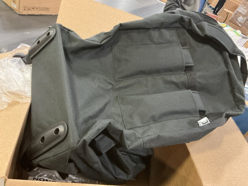 Condition photo showing Good Condition for Car Seat Travel Bag With Wheels Car Seat Bag For Airplane Padded Adjustable Strap Car Seat Carrier Car Seat Travel Cover With Wheels (Black)