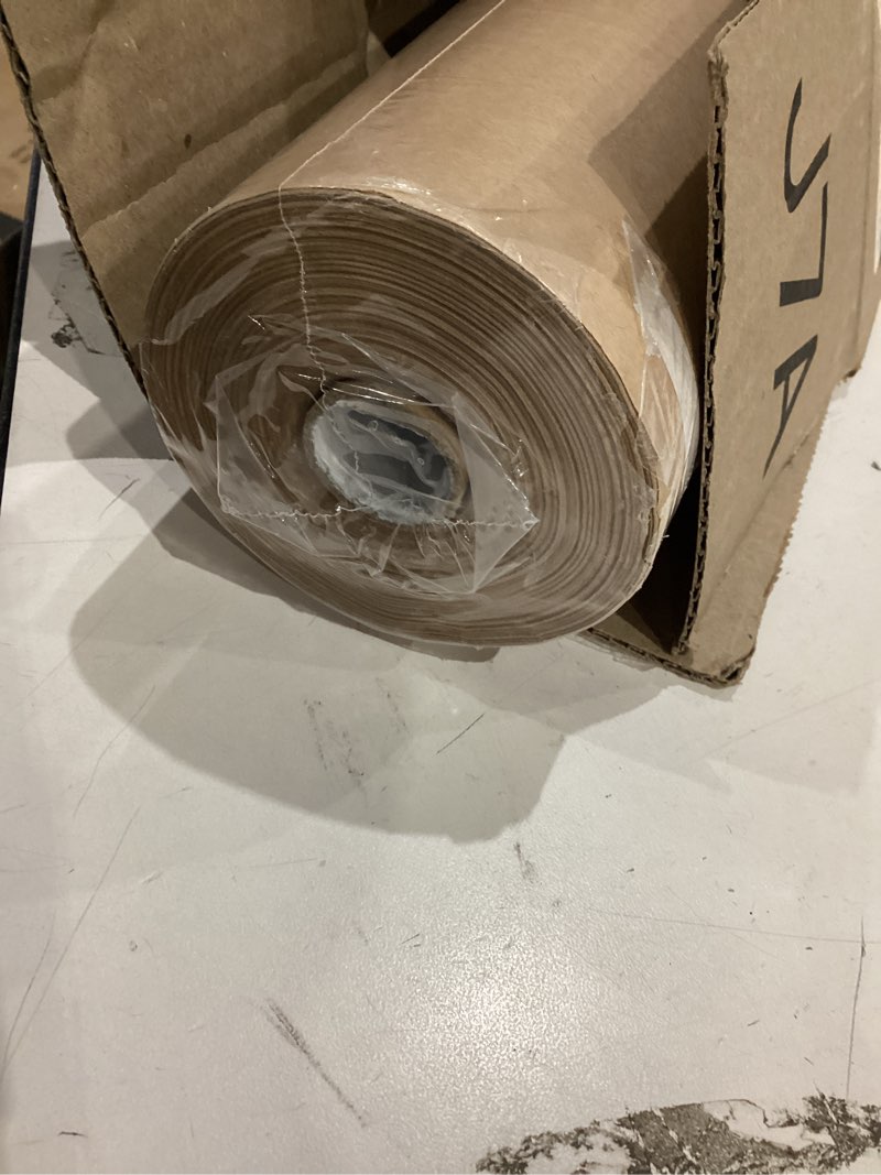 Condition photo showing New/Like New for perkhomy 48" x 2,400" (200') brown kraft paper roll for craft bulletin board paper art table covering crafting gift wrapping bouquet packing parcel 70gsm 50lb (brown, 48" x 200') brown 48" width x 200' length