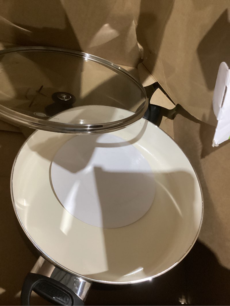 GreenPan Rio Healthy Ceramic Nonstick 5QT Saute Pan Jumbo Cooker with Helper Handle and Lid, PFAS-Fr