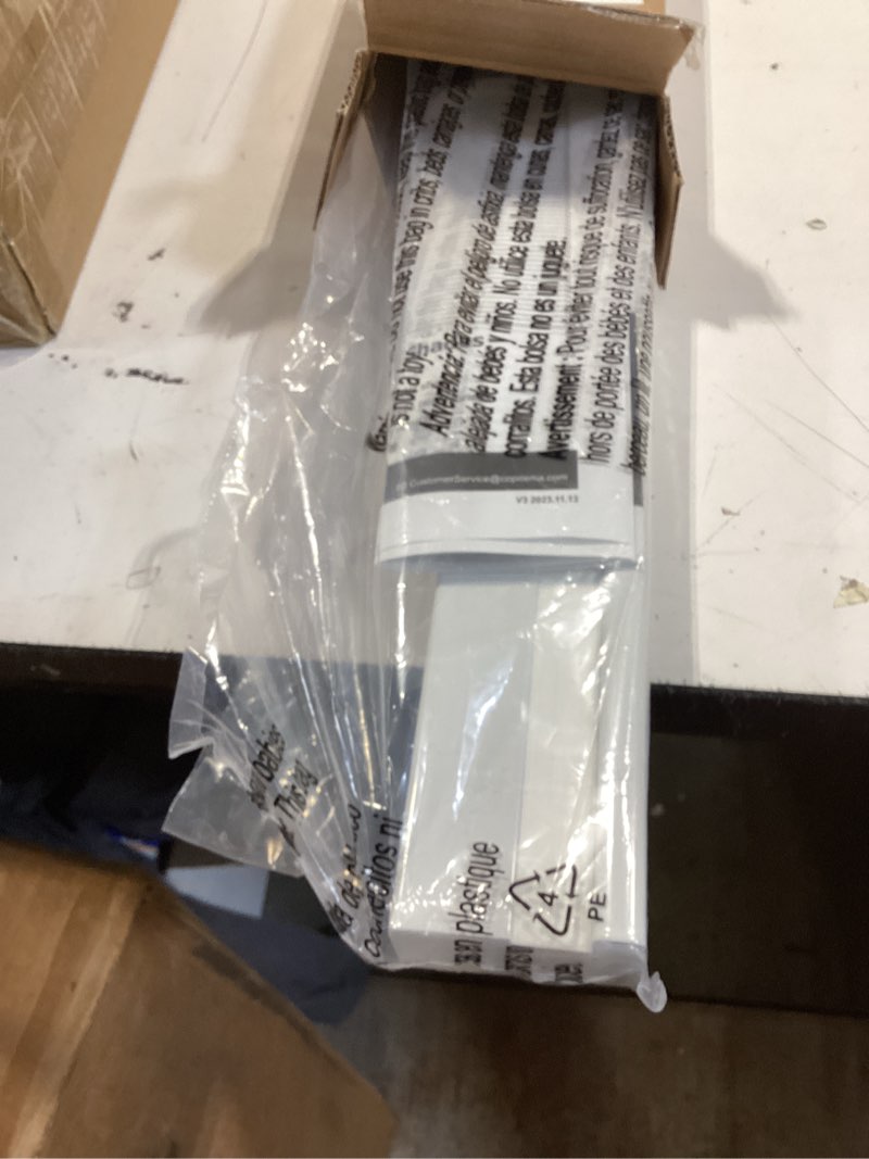 Condition photo showing Good Condition for lazblinds cordless cellular shades, light filtering honeycomb shades for home, thermal insulation noise reduction blinds for windows, 28'' w x 36'' h, white light filtering-white 28'' w × 36'' h