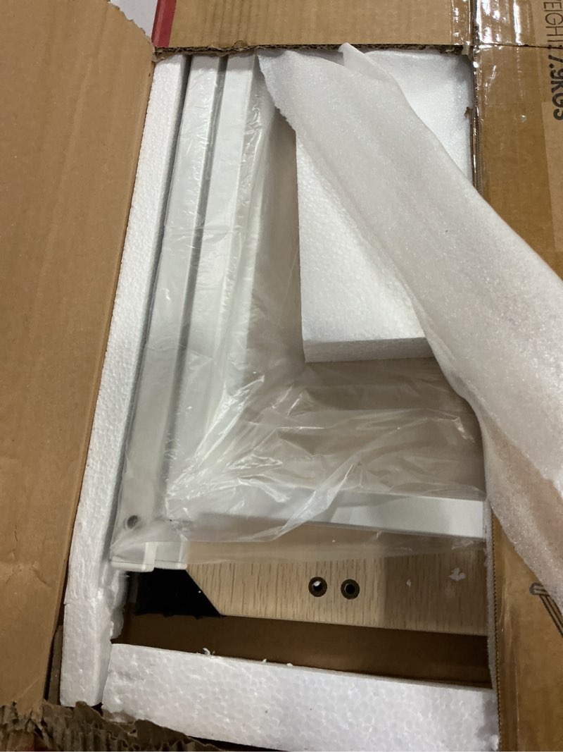 Condition photo showing Good Condition for WOHOMO Folding Desk, Small Foldable Desk 31.5" for Small Spaces, Space Saving Computer Table Writing Workstation for Home Office, Easy Assembly, Oak Small Size:31.5 x 15.7 Beige