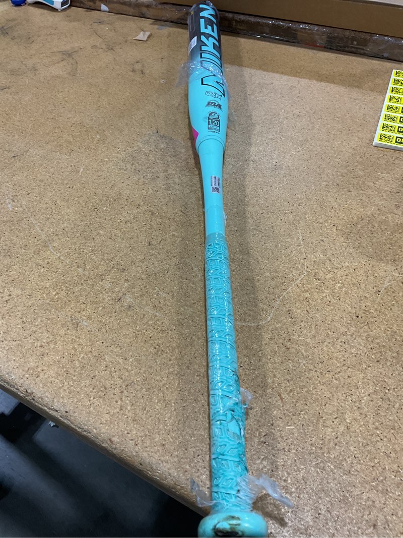 Condition photo showing As Is for miken miken | 2025 | dc41 slowpitch softball bat | usssa | 13.5\" barrel | supermax | 1 pc. composite | multiple sizes one color 27 oz.