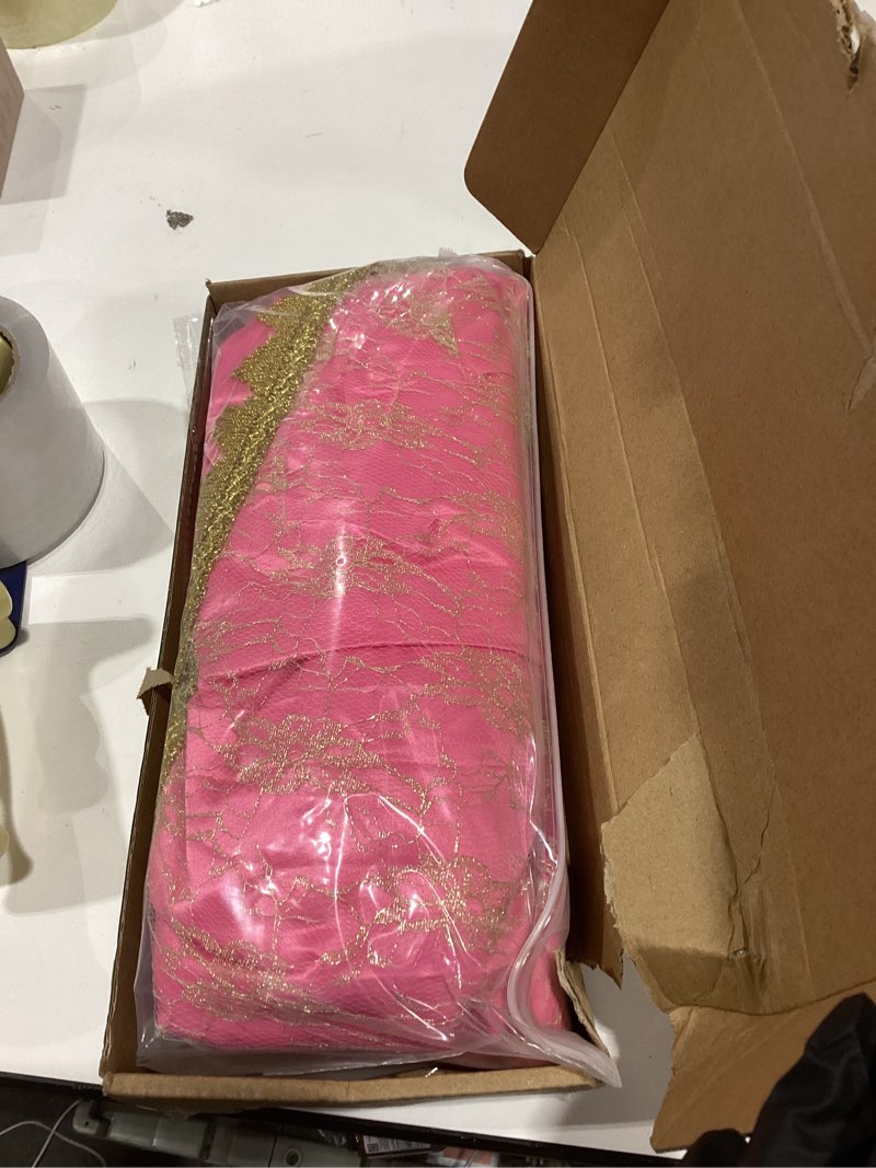 Condition photo showing New/Like New for JerrisApparel Girls Pink Princess Costume Halloween Cosplay Party Dress up Pink With Accessories 4T