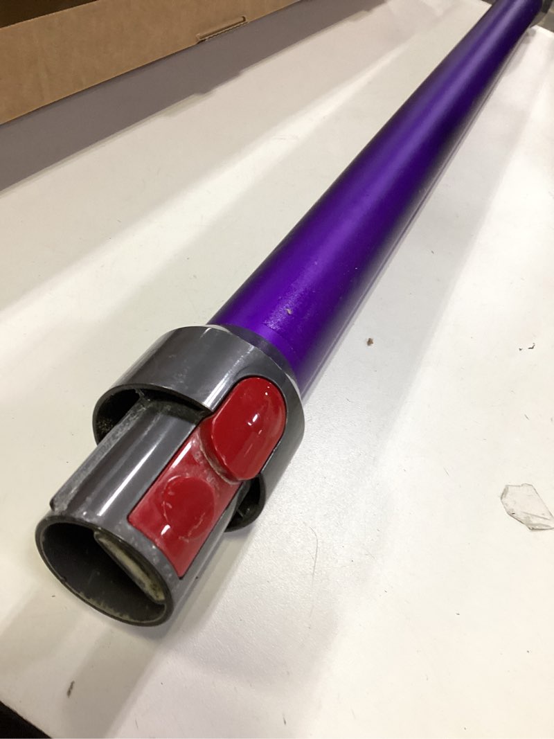 Condition photo showing As Is for Extension Wand Replacement for Dyson V15 V15s V11 V15 V10 V8 V7 Detect Absolute Cyclone,Quick Release Rigid Stick Tube Rod 28.5 Inch(Not for Slim) Purple