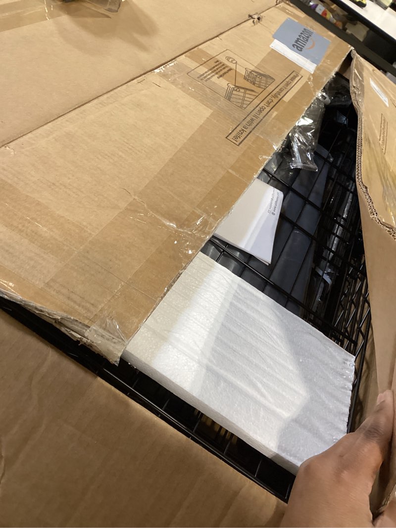 Condition photo showing Good Condition for h50c extra large clothes rack with cover, freestanding portable closet, covered clothing racks for hanging clothes, heavy duty garment rack, wardrobe closet with black cover max load 1350 lbs black rack with black cover