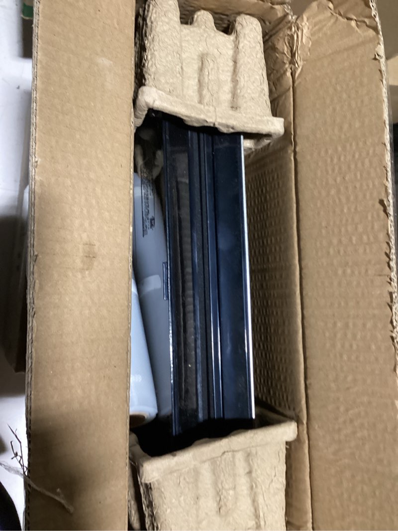 Condition photo showing Good Condition for FoodSaver PowerVac Compact Vacuum Sealing Machine Stainless Steel & Black Vertical Storage VS0150 | Preserves freshness reduces bag waste for both dry and wet food