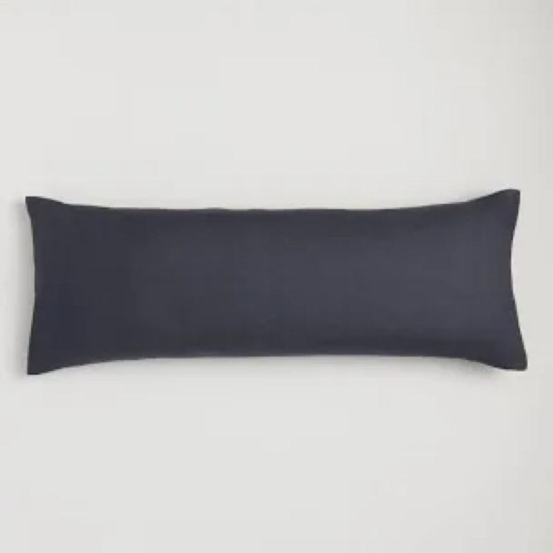 quince european linen oversized lumbar pillow cover grey 
