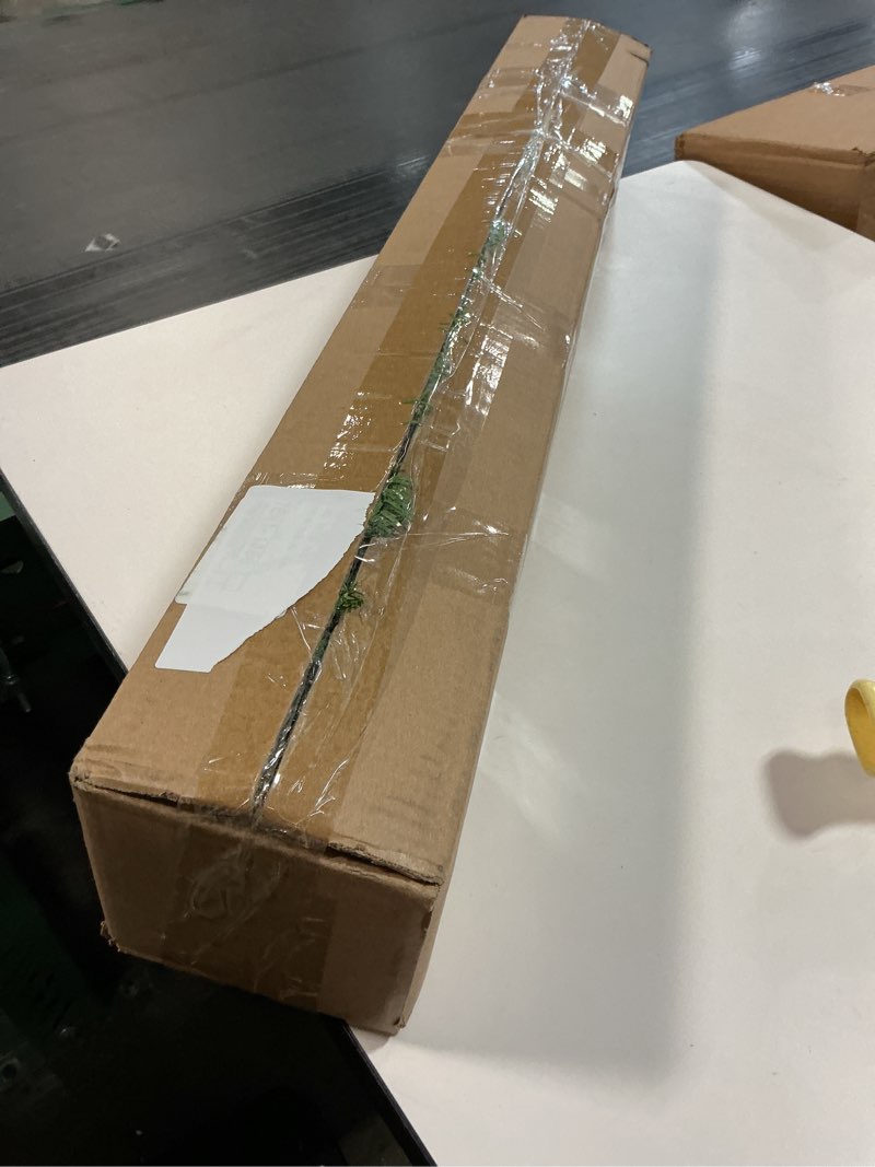 Condition photo showing Good Condition for 3 FT Wall Christmas Tree, Drak Green Half Christmas Tree Wall Hanging, DIY 1/2 Chrismas Tree for Window with Lights, Ornaments and Hooks, Hainging Xmas Tree for Door, Pet Owners Xmas Decor Dark Green 3FT