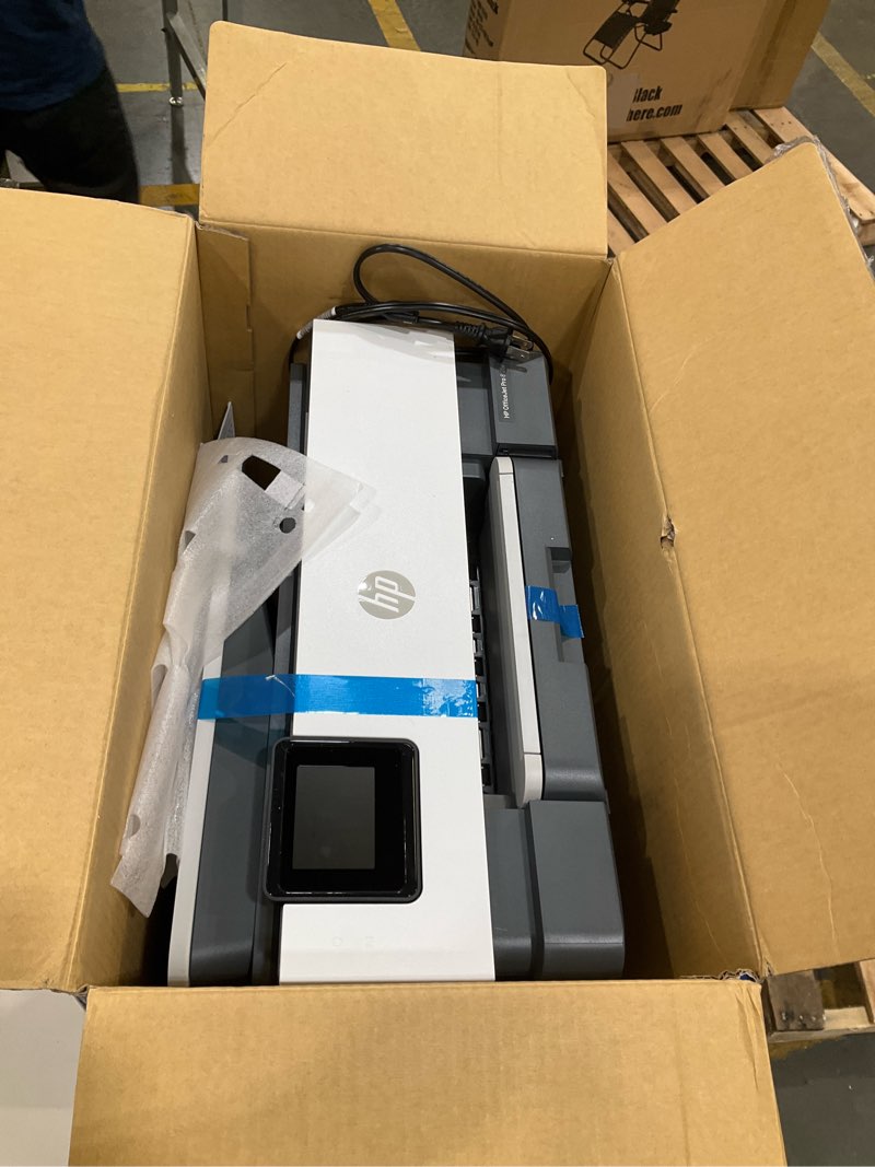 Condition photo showing As Is for hp officejet pro 8125e wireless all-in-one color inkjet printer, print, scan, copy, adf, duplex printing best-for-home office, 3 month instant ink trial included, ai-enabled (405t6a)