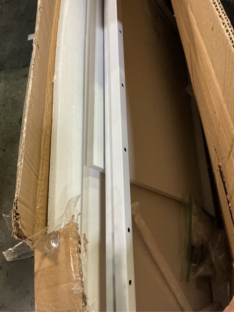 Condition photo showing Good Condition for 4-Tier Printer Stand with Storage Shelf, Mobile Printer Table for Home Office, Adjustable Stand for Printer, Scanner, Fax (White) White High