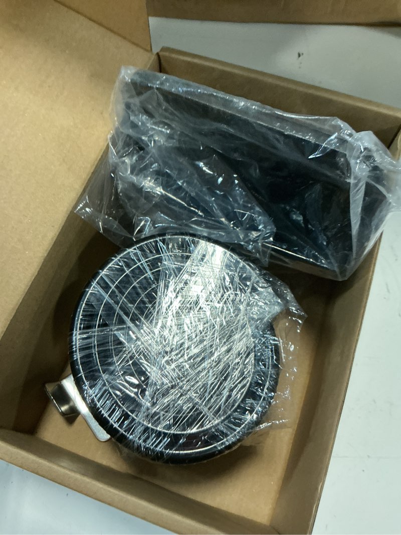 Condition photo showing Good Condition for sivsis upgraded magnetic grease catcher for lower back blackstone griddle, rear grease drainage funnel with 304 stainless steel grease gate, larger silicone hose, flexible grease capacity new rear grease catcher for lower back griddle