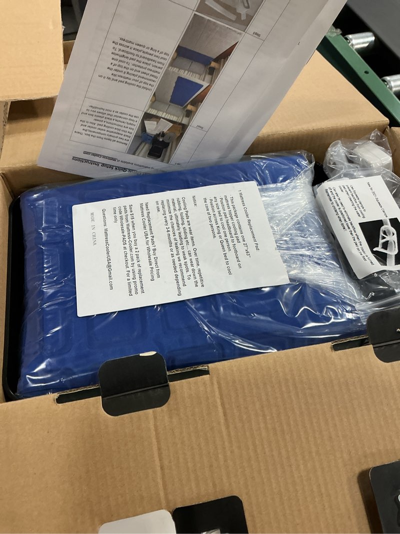 Condition photo showing New/Like New for 2020 Mattress Cooler Classic - Chilled Mattress Topper Water Cooling System Ideal for Hot Sleepers and Night Sweats - 27"x63"