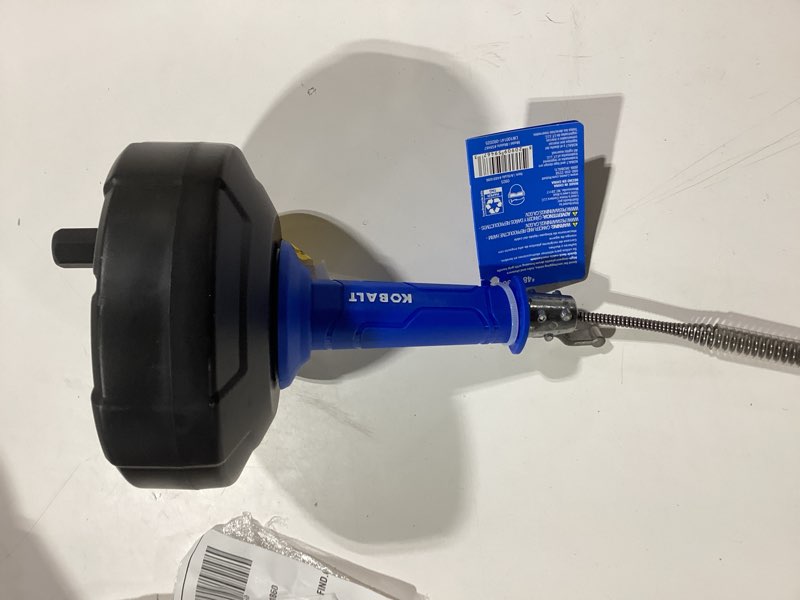 Condition photo showing Good Condition for kobalt 1/4-in x 15-ft high carbon wire hand auger for drain