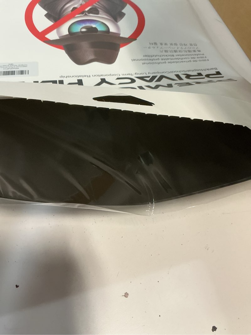 Condition photo showing Good Condition for magicmoon 2-pack 24 inch computer privacy screen filter, anti-spy/glare protector film for widescreen monitor with 16:9 aspect ratio (width x height: 531mm x 298mm) [2 pack] 24 inch 16:9 aspect ratio