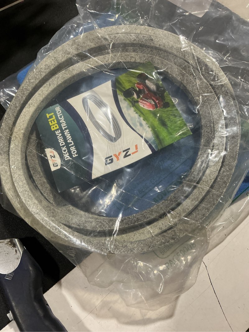 Condition photo showing Good Condition for 532197242 mower deck belt for husqvarna ayp 532197242 197242 compatible with yth2348 yth22k48 yth23k48 yth24k48 yth24v48 (5/8" x 138 3/4")