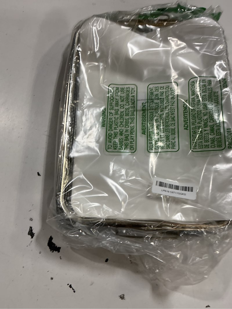 Condition photo showing Good Condition for air fryer basket for oven, openice 15.3" x 11.0" large air fryer tray and pan with 30pcs parchment papers, stainless steel oven air fryer basket and tray for baking grilling
