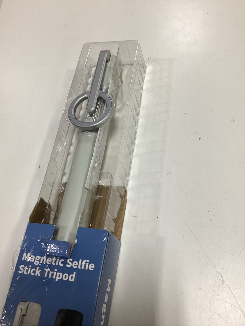 Condition photo showing Good Condition for toneof 68" magnetic selfie stick tripod with aluminum strong magnetic holder for magsafe, 360° rotatable travel phone tripod stand with metal ring & rechargeable remote for iphone/android(beige gray) beige gray 68“