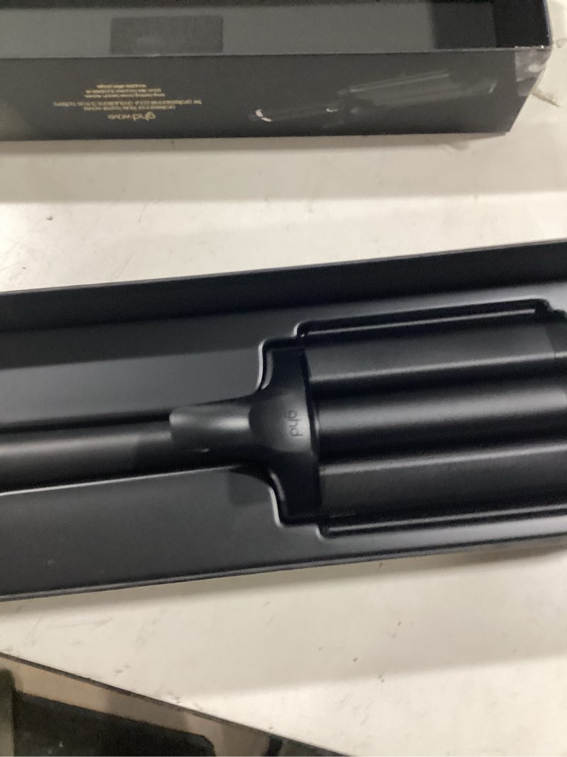 Condition photo showing As Is for ghd Curve® Professional Hair Curling Irons & Wands | Soft Waves, Classic and Tight Curls | 0.5 –1.5 Inch Barrels’ | 365ºF Styling Temp Preventing Heat Damage + Auto Sleep Mode Triple Barrel - 1.3" Triple Barrel Waver