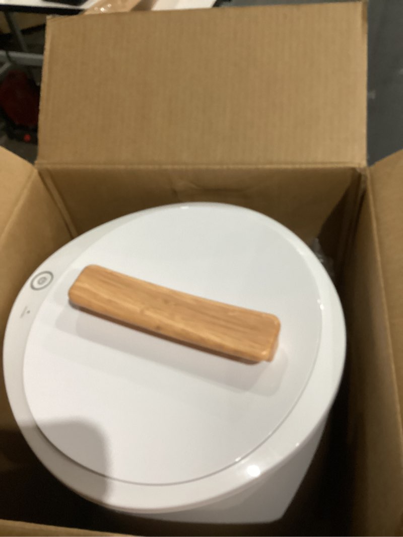 Condition photo showing Good Condition for SereneLife Digital Display Bucket Towel Warmers, White Large Towel Warmer for Spa and Bathroom, Luxury Towel Heater Gifts for Him & Her, Auto Shut-Off, Fits 2 large, Blankets, Bathrobes, PJ's with Digital Display