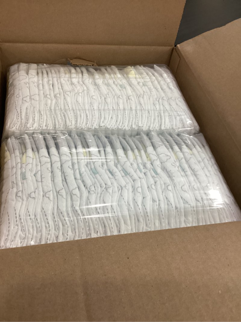 Condition photo showing New/Like New for pampers swaddlers diapers, size 1 (8-14 lbs), 198 count, absorbent, keeps baby dry and comfortable, skin safe disposable baby diaper (packaging may vary) size 1 198
