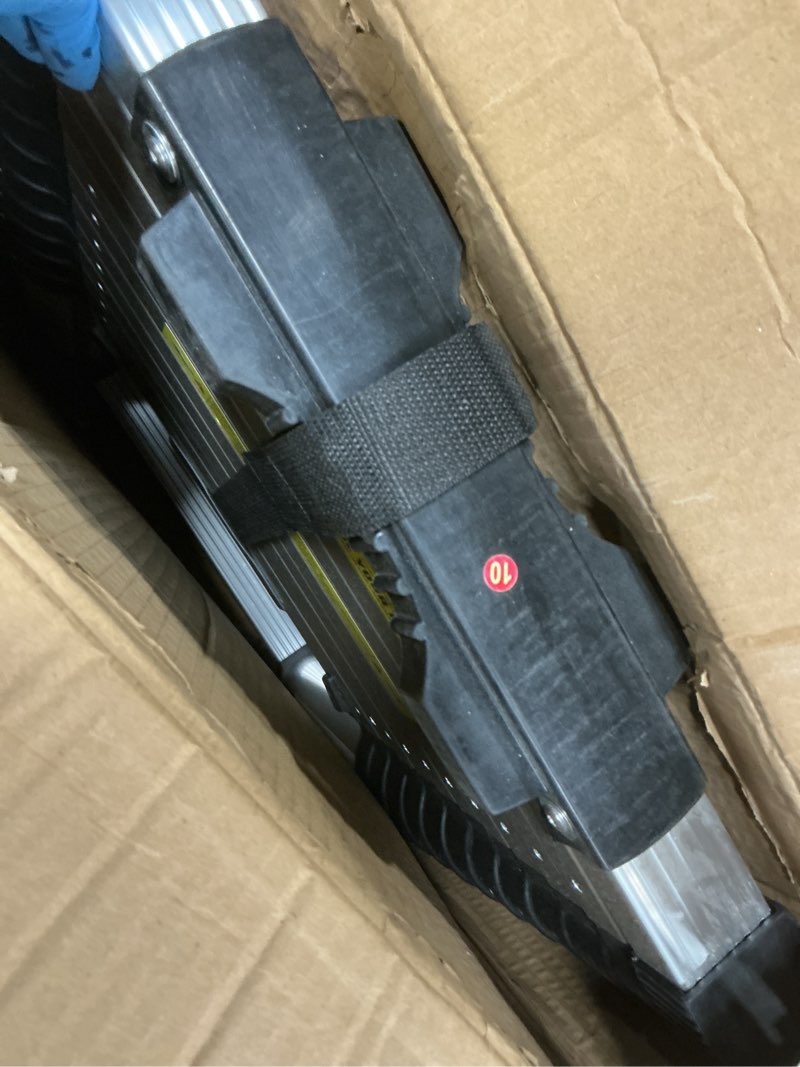 Condition photo showing Good Condition for Grefinity 12.5 FT Aluminum Telescoping Ladder, One Button Retraction Extension Ladder, 375 lbs Load Capacity with Non-Slip Wide Feet, Compact Portable for Indoor Outdoor Use, RV, Attic and Roof Use 12.5 FT (One Button)