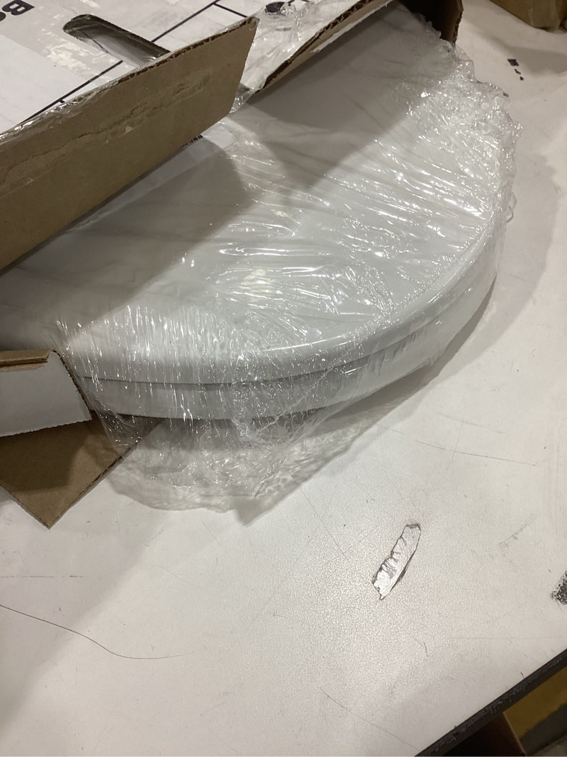 Condition photo showing Good Condition for kohler 4636-rl-0 cachet readylatch elongated toilet seat slow close, soft close toilet seat quiet lid, contoured grip-tight bumpers installation hardware, apartment essentials, white white elongated ready latch