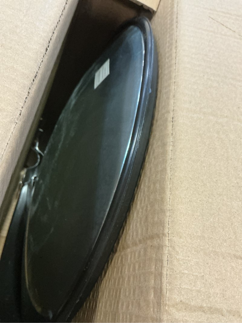 Condition photo showing Good Condition for cnqlis 18 inch convex mirror outdoor with adjustable wall fixing bracket,blindspot traffic mirror for driveway garage park outdoor wide angle view curved security blind spot 18" 1