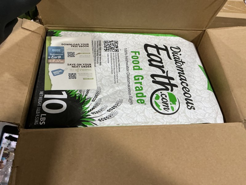 Condition photo showing Good Condition for diatomaceousearth food grade diatomaceous earth – 10lb | 100% organic, all-natural powder | safe for humans & pets | omri listed for organic use